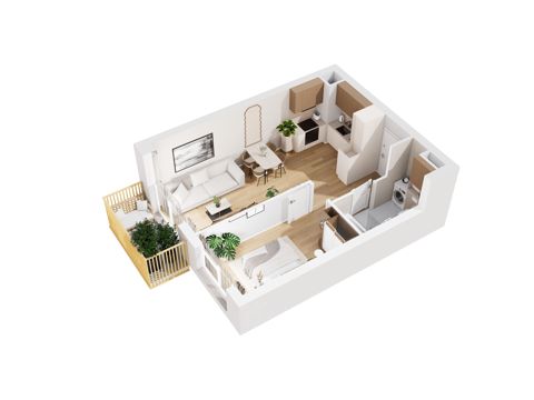 Plan 2 pok. 40m²