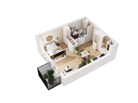 Plan 2 pok. 39m²
