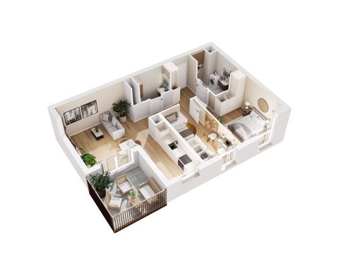 Plan 3 pok. 60m²