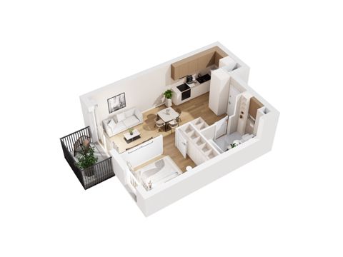 Plan 2 pok. 39m²