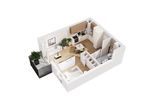 Plan 2 pok. 39m²