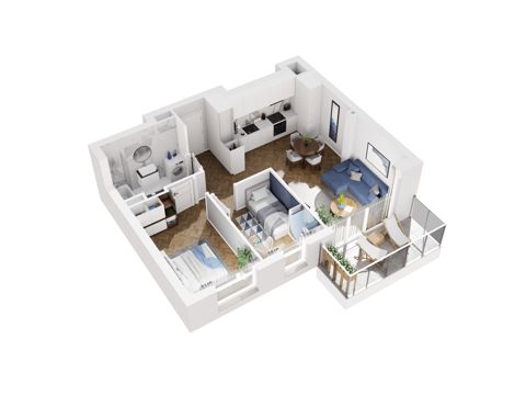 Plan 3 pok. 53m²