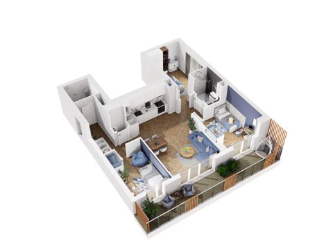Plan 4 pok. 79m²