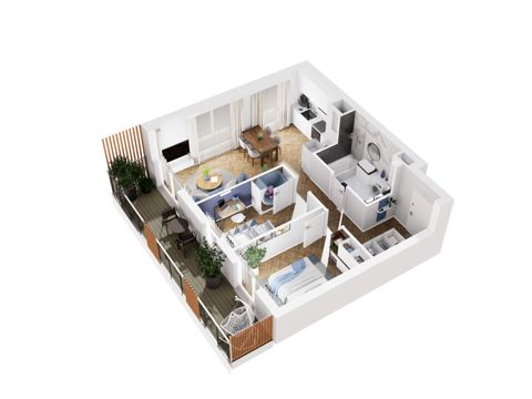 Plan 3 pok. 51m²