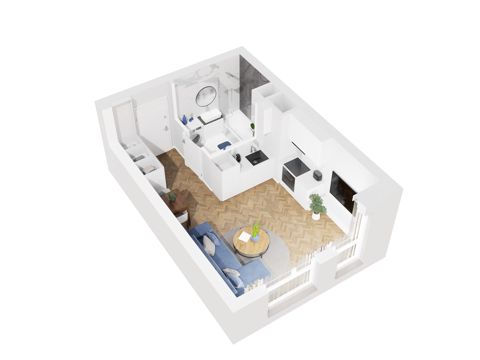Plan 1 pok. 27m²
