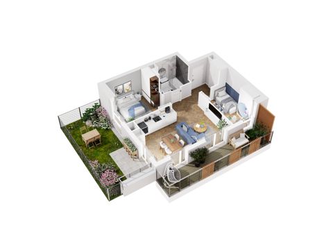 Plan 3 pok. 54m²
