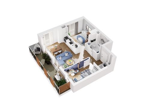 Plan 3 pok. 55m²