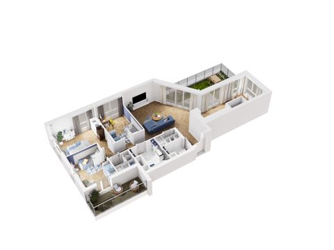 Plan 4 pok. 104m²