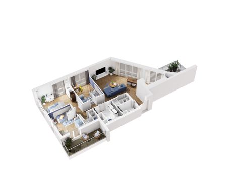 Plan 4 pok. 91m²