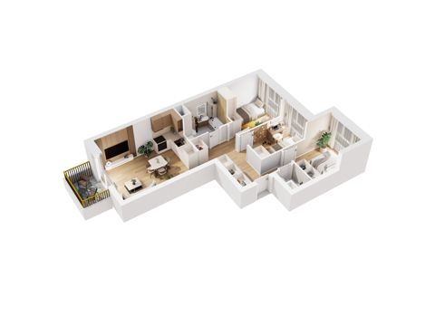 Plan 4 pok. 65m²
