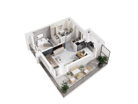 Plan 2 pok. 41m²
