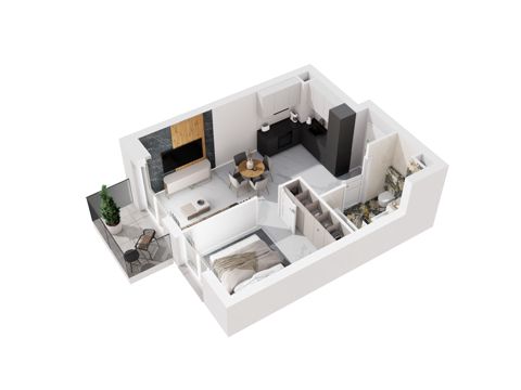 Plan 2 pok. 37m²