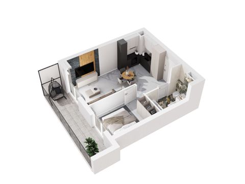 Plan 2 pok. 37m²