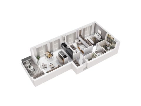 Plan 3 pok. 66m²