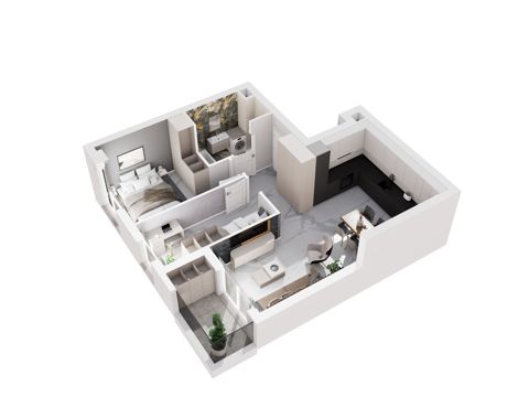 Plan 3 pok. 54m²