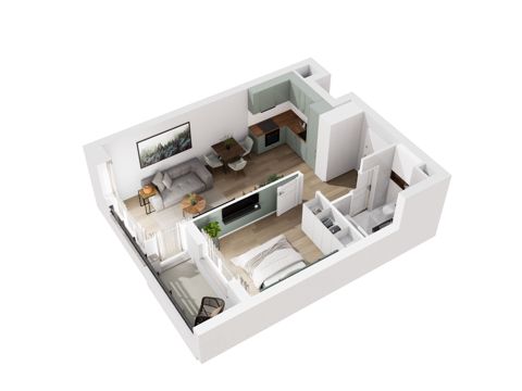 Plan 2 pok. 42m²