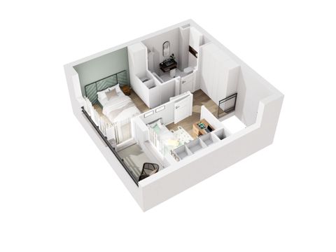 Plan 3 pok. 61m²