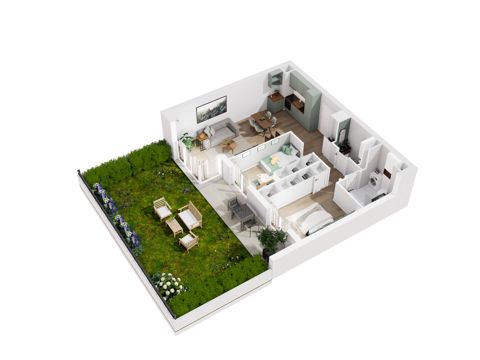 Plan 3 pok. 61m²