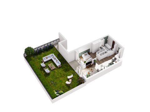Plan 2 pok. 48m²