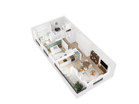 Plan 3 pok. 59m²