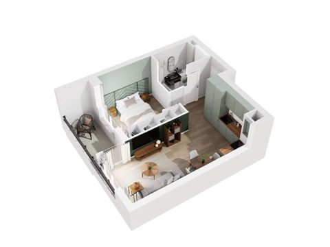Plan 2 pok. 38m²