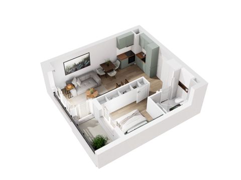 Plan 2 pok. 38m²