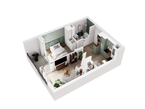 Plan 2 pok. 41m²