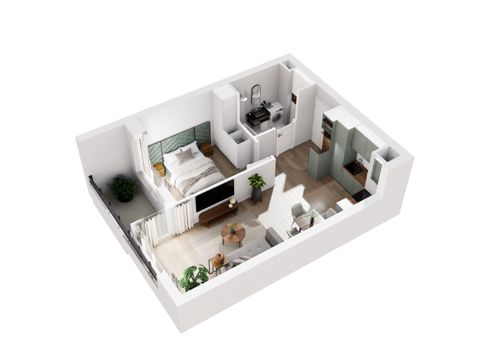 Plan 2 pok. 41m²