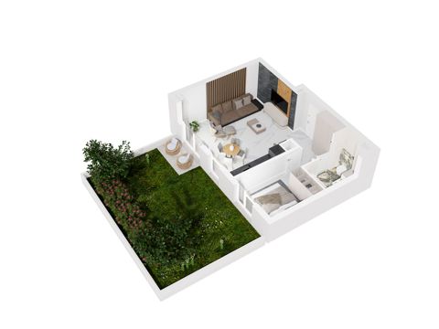 Plan 2 pok. 45m²
