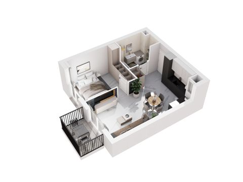 Plan 2 pok. 40m²