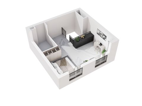 Plan 3 pok. 62m²