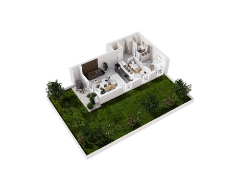 Plan 3 pok. 65m²