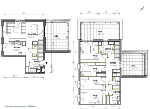 Plan 5 pok. 142m²