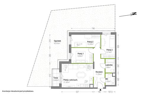 Plan 4 pok. 71m²