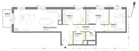 Plan 4 pok. 88m²
