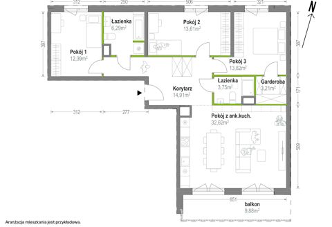 Plan 4 pok. 101m²