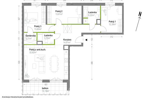 Plan 4 pok. 101m²