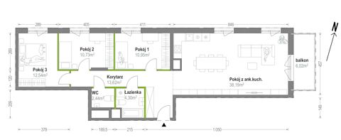 Plan 4 pok. 93m²