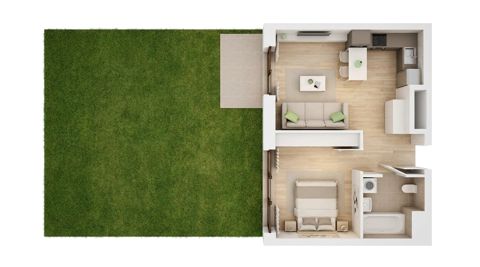 Plan 2 pok. 36m²