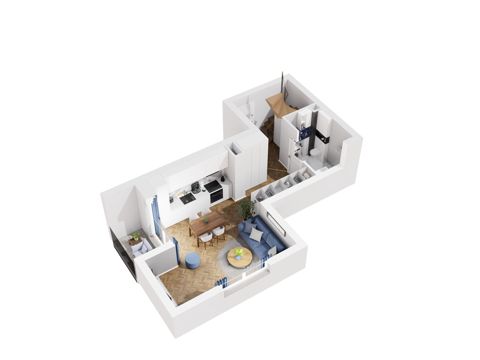 Plan 2 pok. 62m²