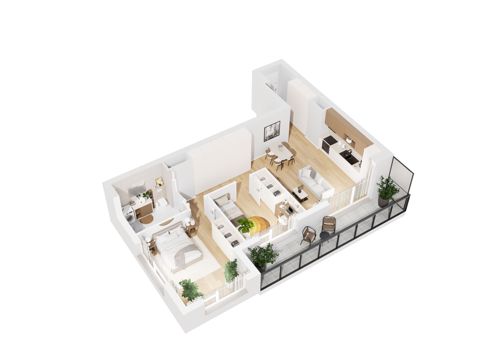 Plan 3 pok. 68m²