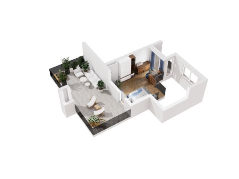 Plan 2 pok. 53m²