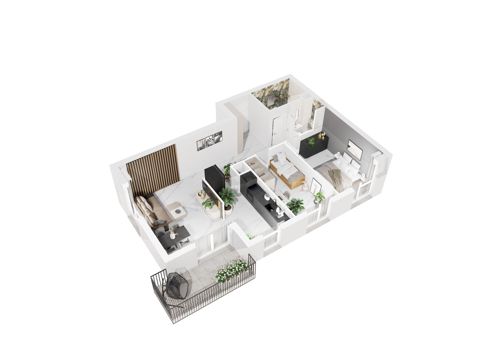 Plan 3 pok. 66m²