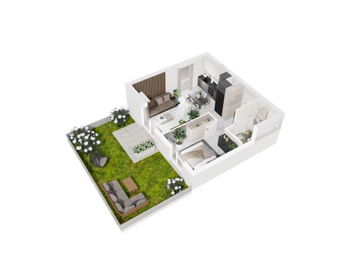 Plan 2 pok. 43m²
