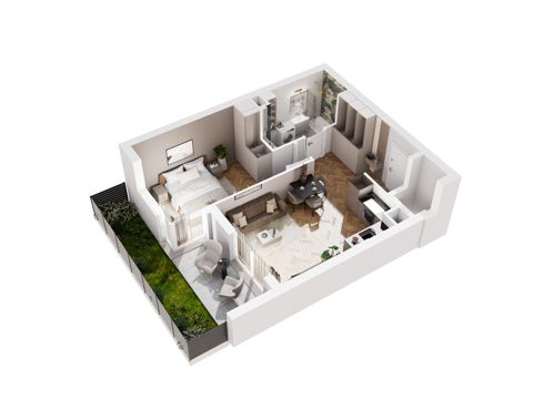 Plan 2 pok. 41m²