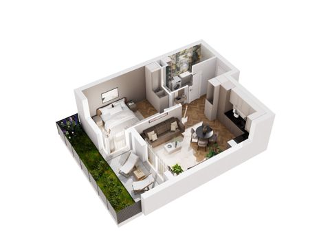 Plan 2 pok. 41m²