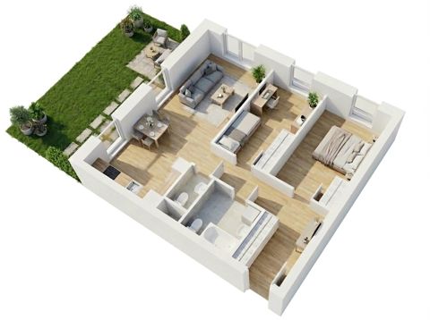 Plan 3 pok. 65m²