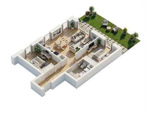 Plan 3 pok. 52m²