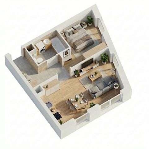 Plan 2 pok. 42m²