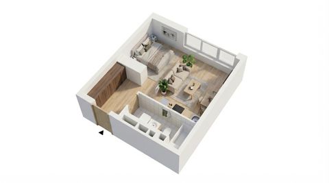 Plan 1 pok. 36m²
